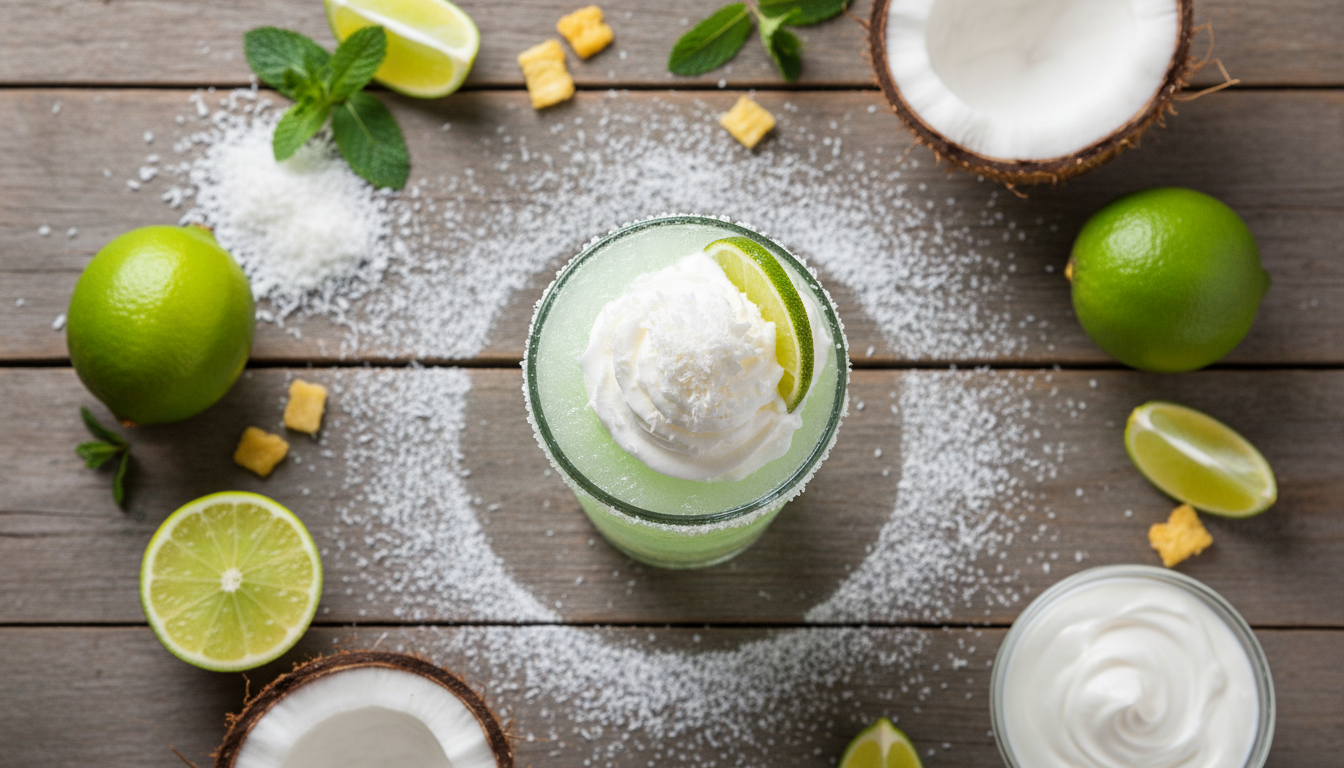 Frost-Shaken Lime–Coconut Canopy Quencher with Crisp Tropical Creaminess - Image 5