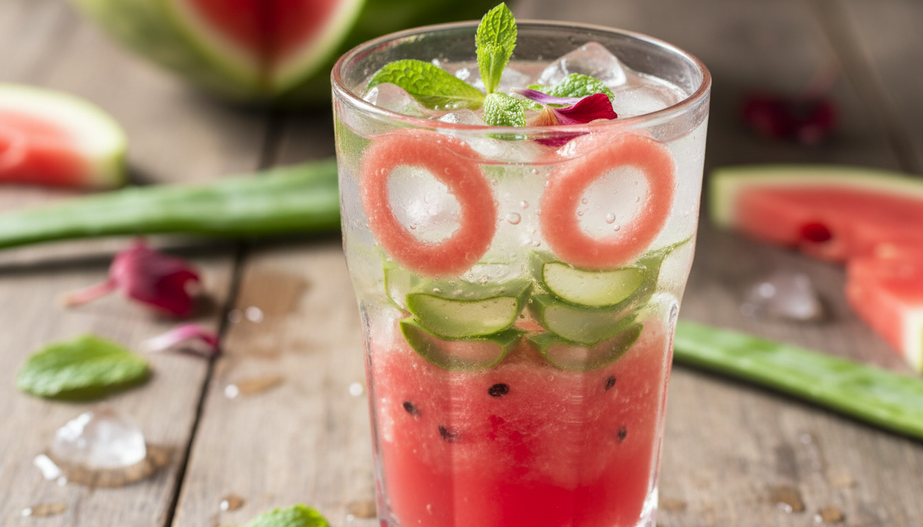 Cold-Pressed Watermelon–Aloe Oasis Sipper Infused for Pure Hydrating Freshness - Image 6
